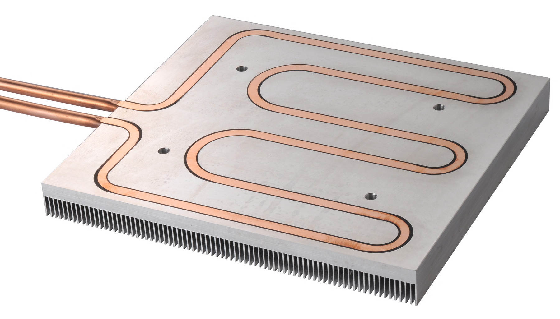 Igbt- und CPU-Kühlungs-Aluminium-Kupferrohr-Wasser-Kälteplatte mit gepresster Rohr-Kälteplatten-Kühlung