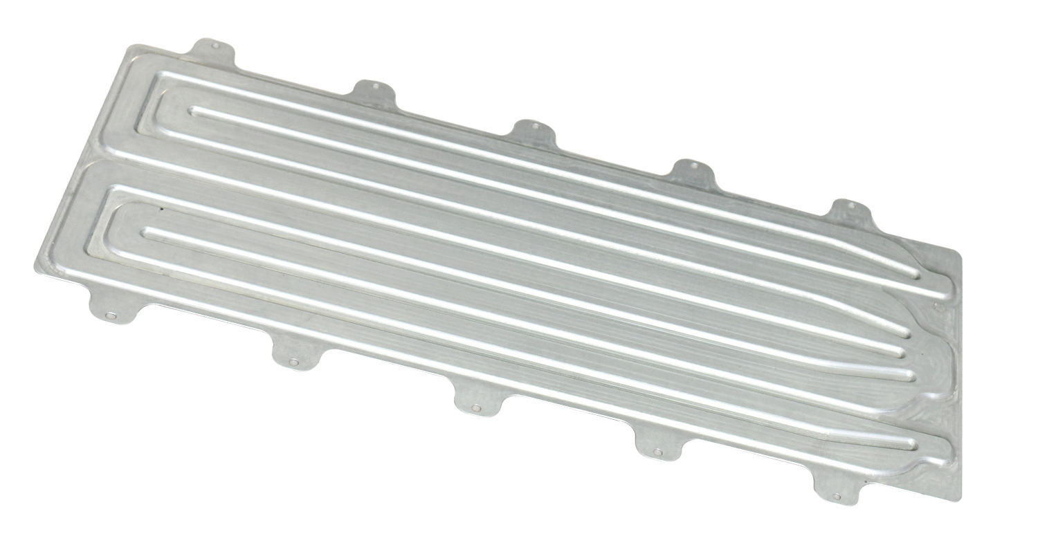 Aluminum Plate water cooling block cell igbt aluminium liquid cold